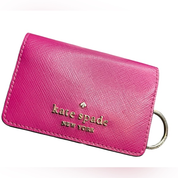 Kate Spade EXTREMELY RARE saffiano leather Staci Key Holder HOT